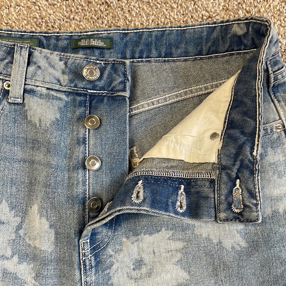 NWT Wild Fable Denim Flower Shorts - Picture 7 of 7